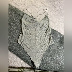 NWT Abercrombie & Fitch Cowl Neck Bodysuit